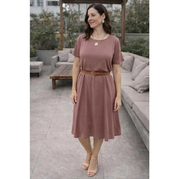 Forever 21 Dresses & Skirts - NWT FOREVER 21 T-Shirt Dress Dusty Rose Size S